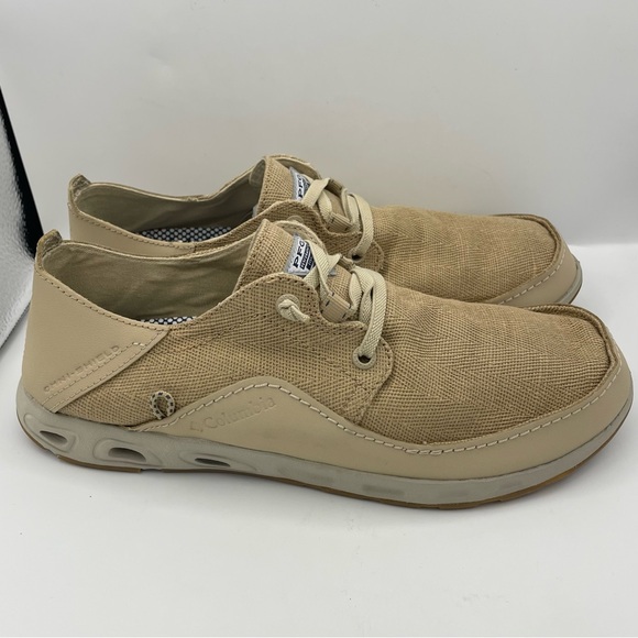 Columbia bahama vent loco relax III cream/tan boat shoes men Size 9 lightweight - Picture 11 of 11